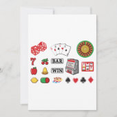 ギャンブル要素のカジノゲーム 招待状 (正面)