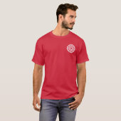 ギヤ・車輪 - 同心円スポーク Tシャツ (正面フル)