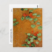 ギュスターブCaillebotte著キンレンカ ポストカード (正面/裏面)