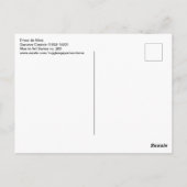 ギュスターブCourtois Trieur de Mais ポストカード (裏面)