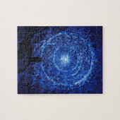 ギュスターブDore白いバラの(青い)パズル ジグソーパズル (横)