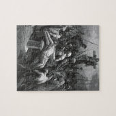 ギュスターブDore著版木、銅版、版画のイエス・キリストのはりつけ1866年 ジグソーパズル (横)