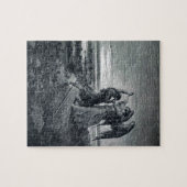 ギュスターブDore: 天使のヤコブのレスリング ジグソーパズル (横)