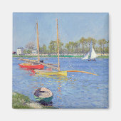 ギュスターヴ・カイユボット - アルジャントゥイユのセーヌ川 マグネット (正面)