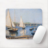 ギュスターヴ・カイユボット - アルジャントゥイユの帆船 マウスパッド (マウス)