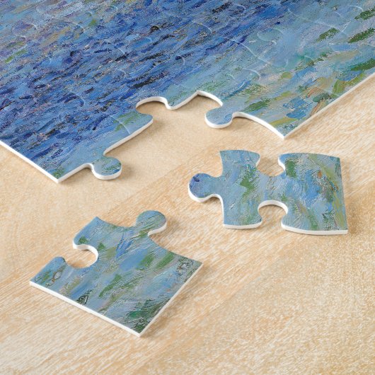 ギュスターヴ・カイユボット - アルジャントゥイユの橋とセーヌ川 ジグソーパズル (側面)