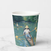 ギュスターヴ・カイユボット - イエール川の小舟 紙コップ (裏面)