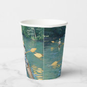 ギュスターヴ・カイユボット - イエール川の小舟 紙コップ (右)