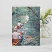 ギュスターヴ・カイユボット -  エール川のカヌー 招待状 (スタンド正面)