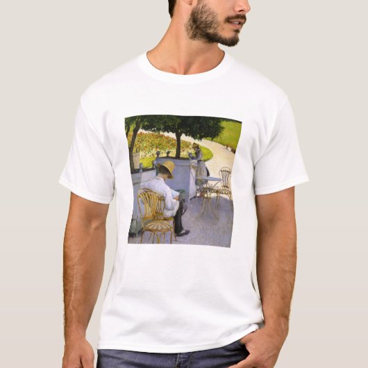 ギュスターヴ・カイユボット - オレンジの木 Tシャツ (正面)