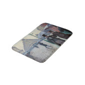 ギュスターヴ・カイユボット - パリの通り、雨の日 バスマット (アングル)