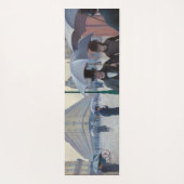 ギュスターヴ・カイユボット - パリの通り、雨の日 ヨガマット (裏面)