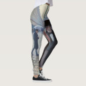 ギュスターヴ・カイユボット - パリの通り、雨の日 レギンス (右)