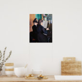 ギュスターヴ・カイユボット - ピアノのレッスン ポスター (キッチン)