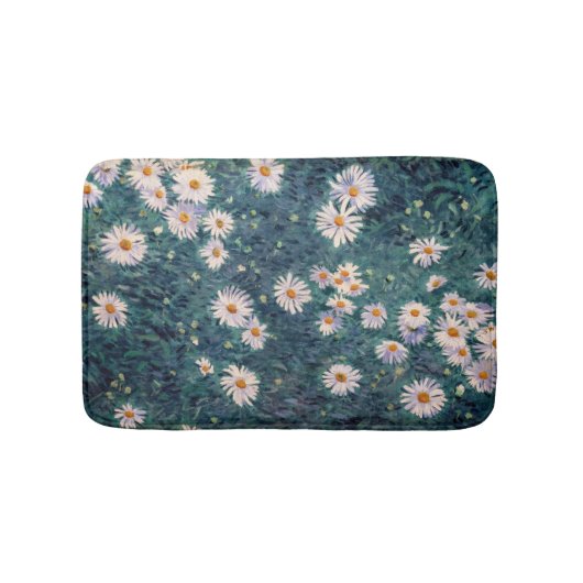 ギュスターヴ・カイユボット - フランス菊の花壇、部分 バスマット (正面)