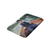 ギュスターヴ・カイユボット - ボートの歓楽 バスマット (アングル)