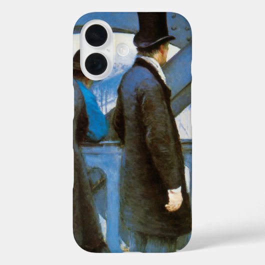 ギュスターヴ・カイユボット『ヨーロッパ橋』 Case-Mate iPhoneケース (裏面)