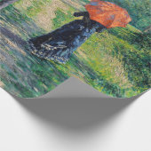 ギュスターヴ・カイユボット - 丘への小道 ラッピングペーパー (角)