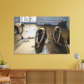 ギュスターヴ・カイユボット - 床はがし キャンバスプリント (インサイチュ (リビング))