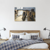 ギュスターヴ・カイユボット - 床はがし キャンバスプリント (インサイチュ (寝室))