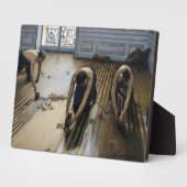 ギュスターヴ・カイユボット - 床はがし フォトプラーク (側面)