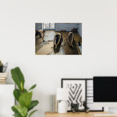 ギュスターヴ・カイユボット - 床はがし ポスター (ホームオフィス)