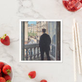 ギュスターヴ・カイユボット - 窓辺の男 スタンダードカクテルナプキン (インサイチュ)