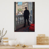 ギュスターヴ・カイユボット - 窓辺の男 ポスター (キッチン)