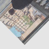 ギュスターヴ・カイユボット - 窓辺の男 薄葉紙 (詳細)