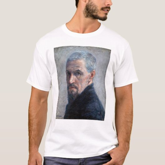 ギュスターヴ・カイユボット - 自画像 Tシャツ (正面)