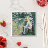 ギュスターヴ・カイユボット - 釣り スタンダードカクテルナプキン (インサイチュ)