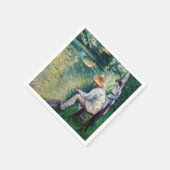 ギュスターヴ・カイユボット - 釣り スタンダードカクテルナプキン (角)