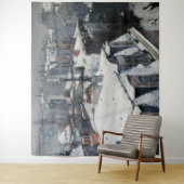 ギュスターヴ・カイユボット - 雪の屋根 タペストリー (インサイチュ)