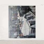 ギュスターヴ・カイユボット - 雪の屋根 タペストリー (正面)