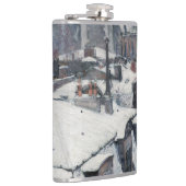 ギュスターヴ・カイユボット - 雪の屋根 フラスク (右)