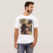 ギュスターヴ・クールベ、レスリング選手 Tシャツ (正面フル)