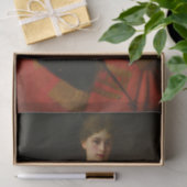 ギュスターヴ・ジーン・ジャックの乗馬の習慣を身に付けた少女 薄葉紙 (ギフト)