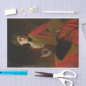 ギュスターヴ・ジーン・ジャックの乗馬の習慣を身に付けた少女 薄葉紙 (クラフト)