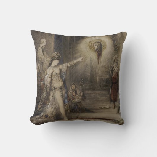 ギュスターヴ・モロー著Salomeそして亡霊 クッション (正面)