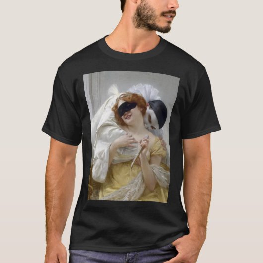 ギヨーム・セイニアックによる「愛を抱くピエロ」 Tシャツ (正面)