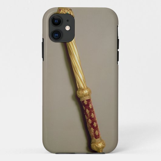 ギヨームde Roquemont 1384年のバトン(金ゴールド、v Case-Mate iPhoneケース (裏面)