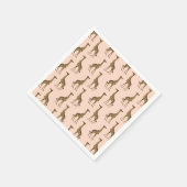 ギラかわいらしフェズピンク スタンダードカクテルナプキン (角)