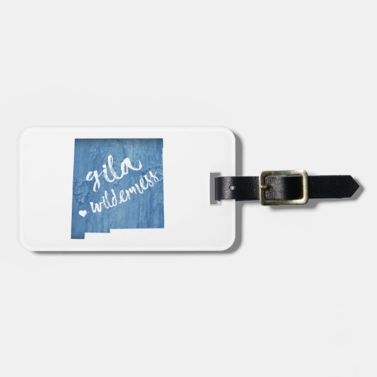 ギラウィルダネスニューメキシコウッドグレイン ラゲッジタグ (正面横)