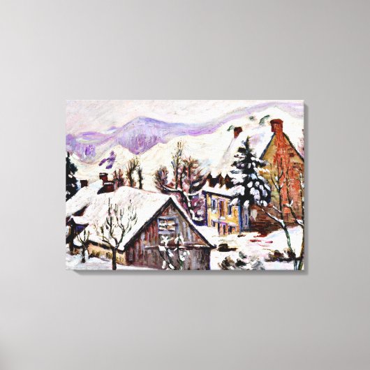 ギラウミン – ザヴィレッジオブサンザソウブドゥヴェルニュ キャンバスプリント (正面)