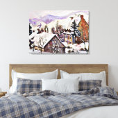 ギラウミン – ザヴィレッジオブサンザソウブドゥヴェルニュ キャンバスプリント (インサイチュ (寝室))