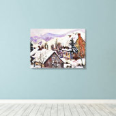 ギラウミン – ザヴィレッジオブサンザソウブドゥヴェルニュ キャンバスプリント (インサイチュ (ウッドフロア))