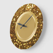 ギラギラした壁飾りキッチンクロック ラージ壁時計 (傾斜)