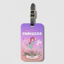 ギラギラし👸た妖精プリンセス名前をカスタムする ラゲッジタグ