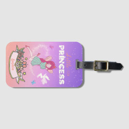 ギラギラし👸た妖精プリンセス名前をカスタムする ラゲッジタグ