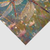 ギラギラした朝の翼、目まいがするようなトンボ 薄葉紙 (詳細)